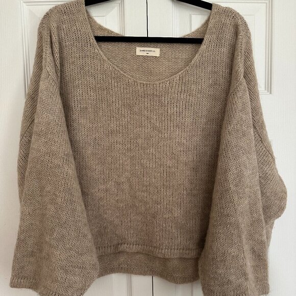 Cozy Beige Knit Sweater - Picture 1 of 3